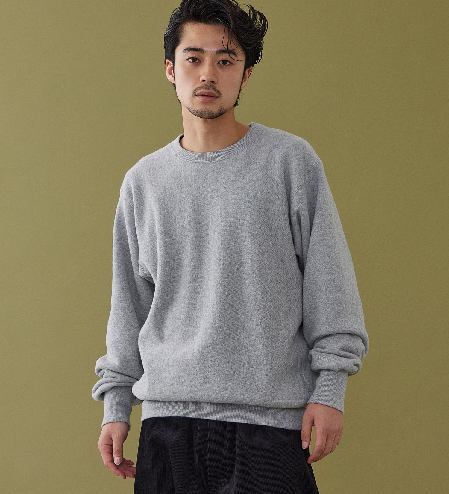 Lee(リー)のBASIC CREW NECK SWEAT/ベーシッククルーネックスウェット|トップス/スウェット/メンズ|グレー