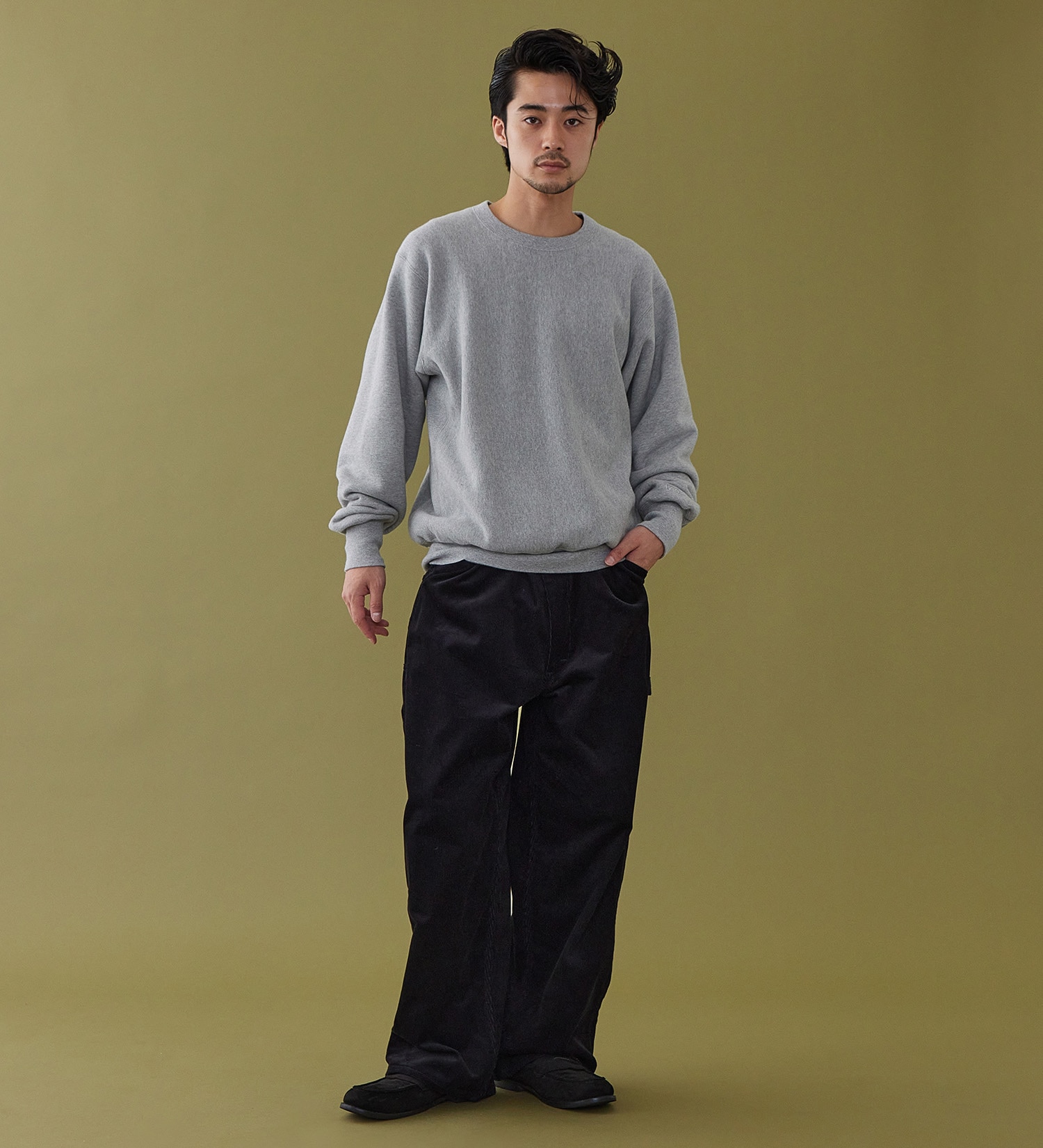 Lee(リー)のBASIC CREW NECK SWEAT/ベーシッククルーネックスウェット|トップス/スウェット/メンズ|グレー