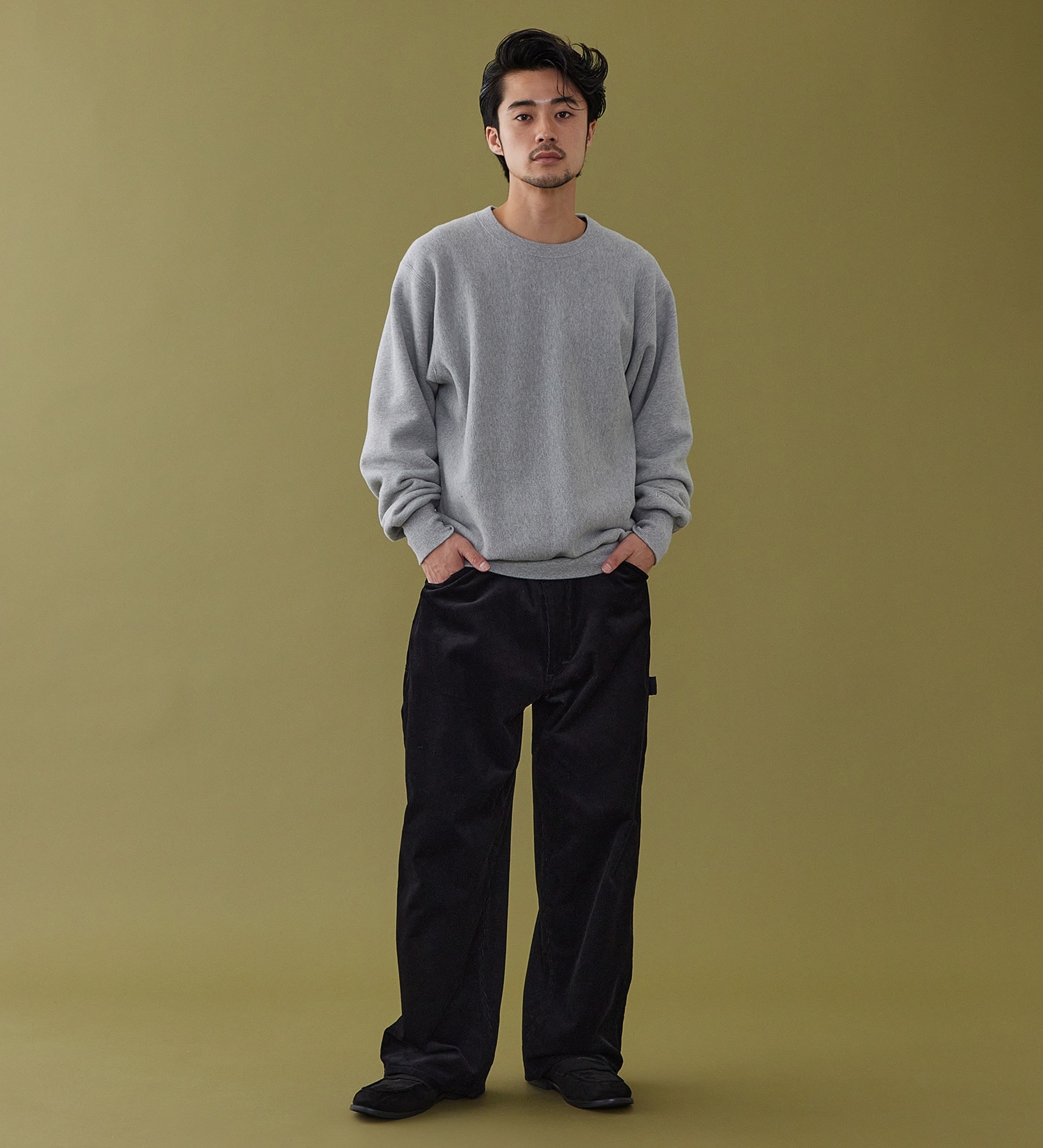 Lee(リー)のBASIC CREW NECK SWEAT/ベーシッククルーネックスウェット|トップス/スウェット/メンズ|グレー