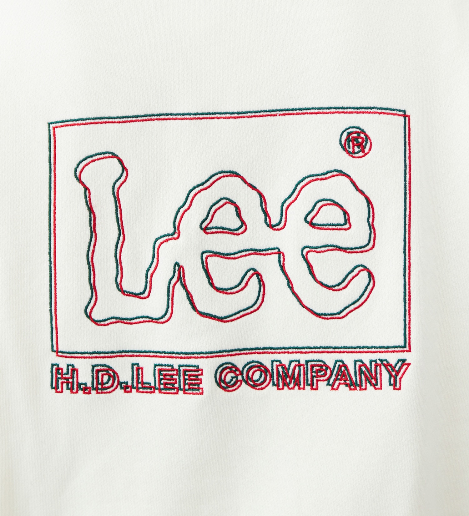 Lee(リー)のLeeロゴ バックエンブロイダリースウェット/刺繍ロゴ|トップス/スウェット/メンズ|オフホワイト