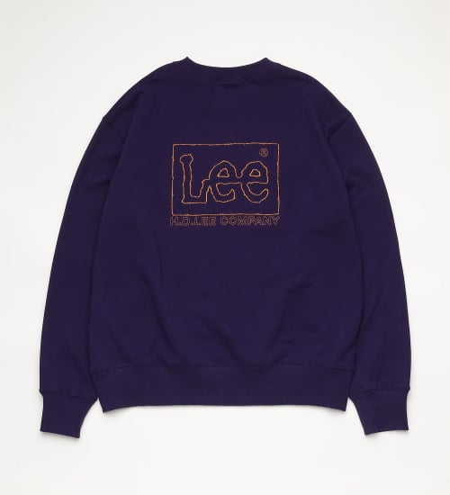 Lee(リー)のBACK EMBROIDERY SEWAT/ バック刺繍スウェット【親子】|トップス/スウェット/メンズ|ネイビー