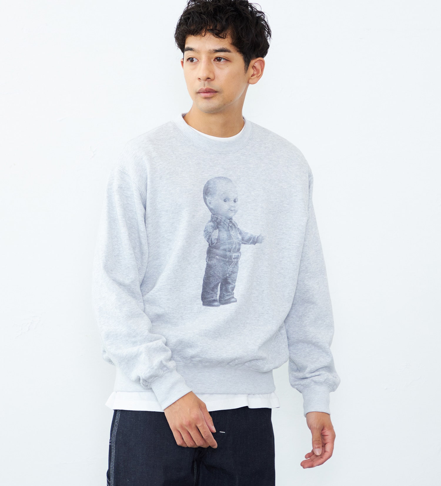 Lee(リー)のVINTAGE PRINT SWEAT/プリントスウェット|トップス/スウェット/メンズ|グレー