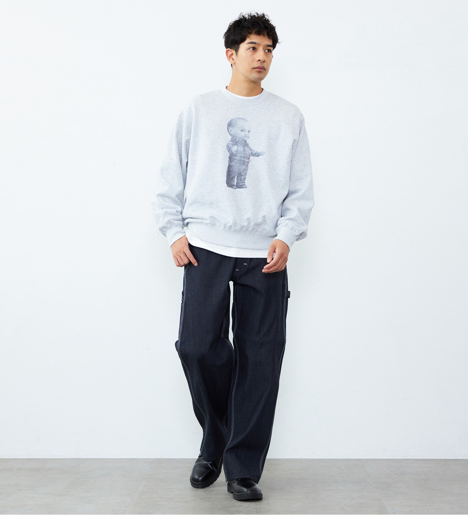 Lee(リー)のVINTAGE PRINT SWEAT/プリントスウェット|トップス/スウェット/メンズ|グレー