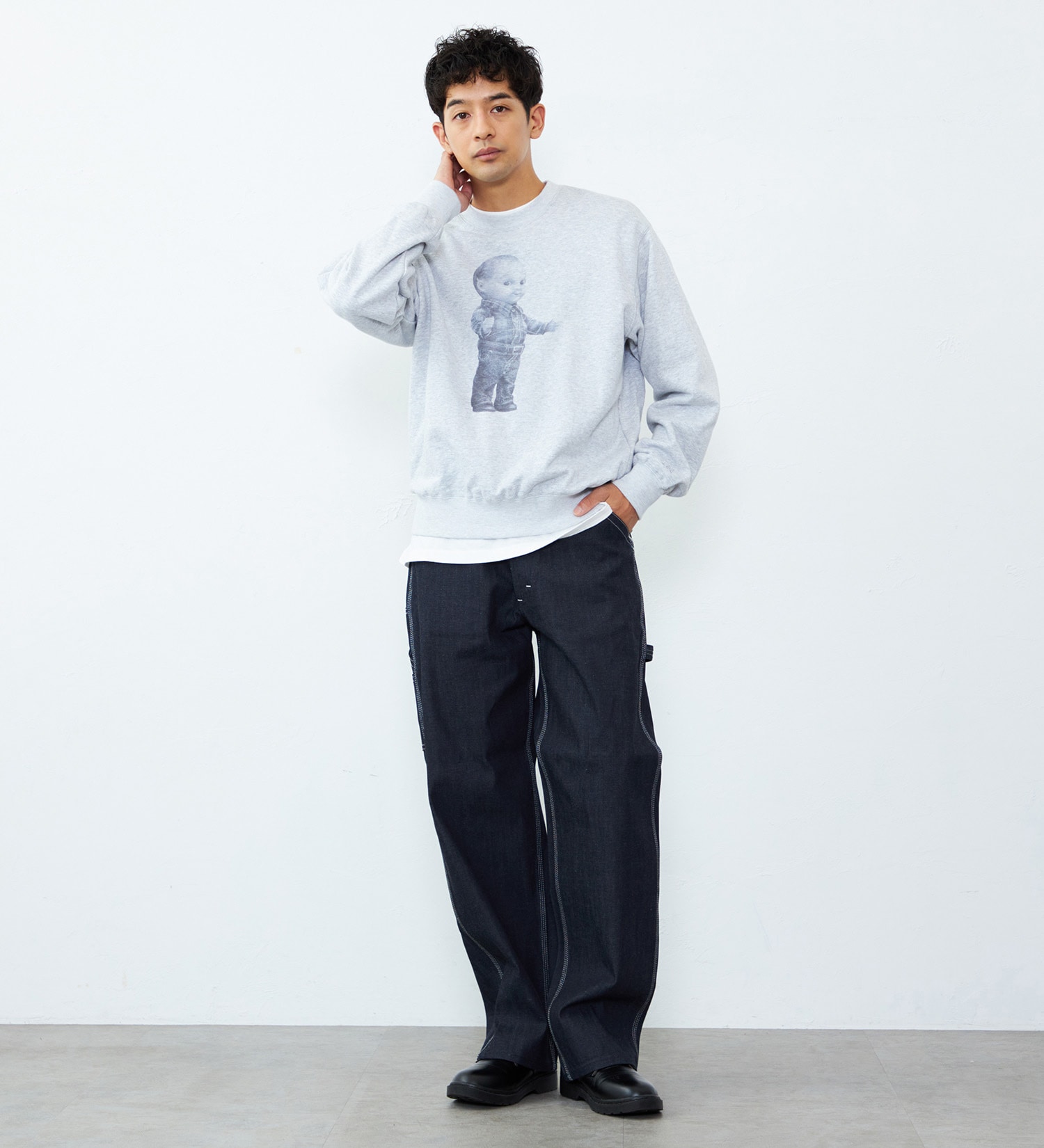 Lee(リー)のVINTAGE PRINT SWEAT/プリントスウェット|トップス/スウェット/メンズ|グレー