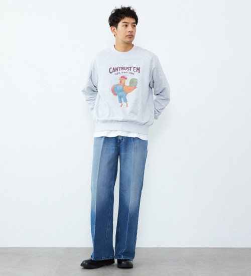 Lee(リー)のVINTAGE PRINT SWEAT/プリントスウェット|トップス/スウェット/メンズ|グレー2