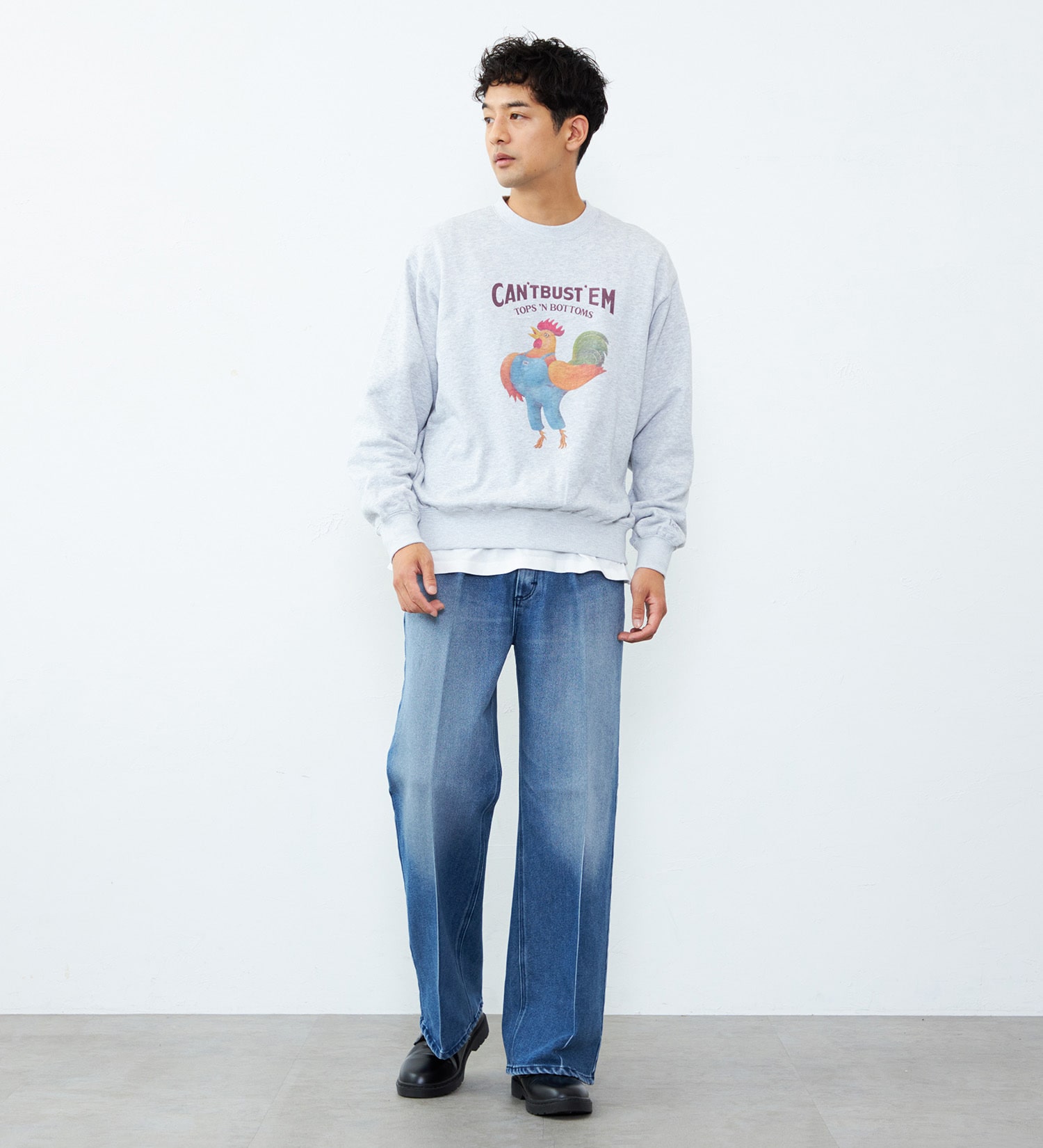Lee(リー)のVINTAGE PRINT SWEAT/プリントスウェット|トップス/スウェット/メンズ|グレー2