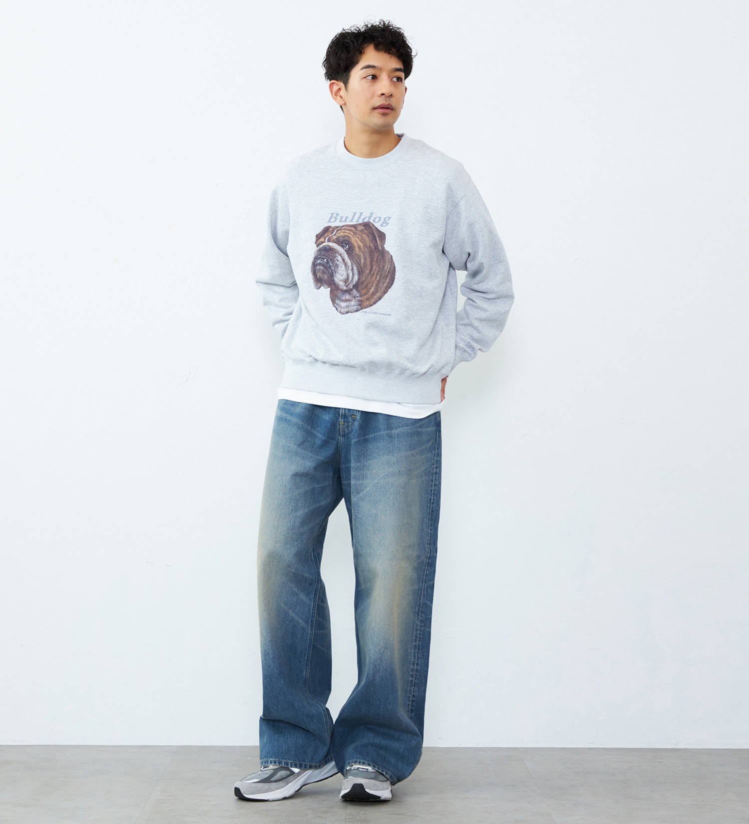 Lee(リー)のVINTAGE PRINT SWEAT/プリントスウェット|トップス/スウェット/メンズ|グレー3