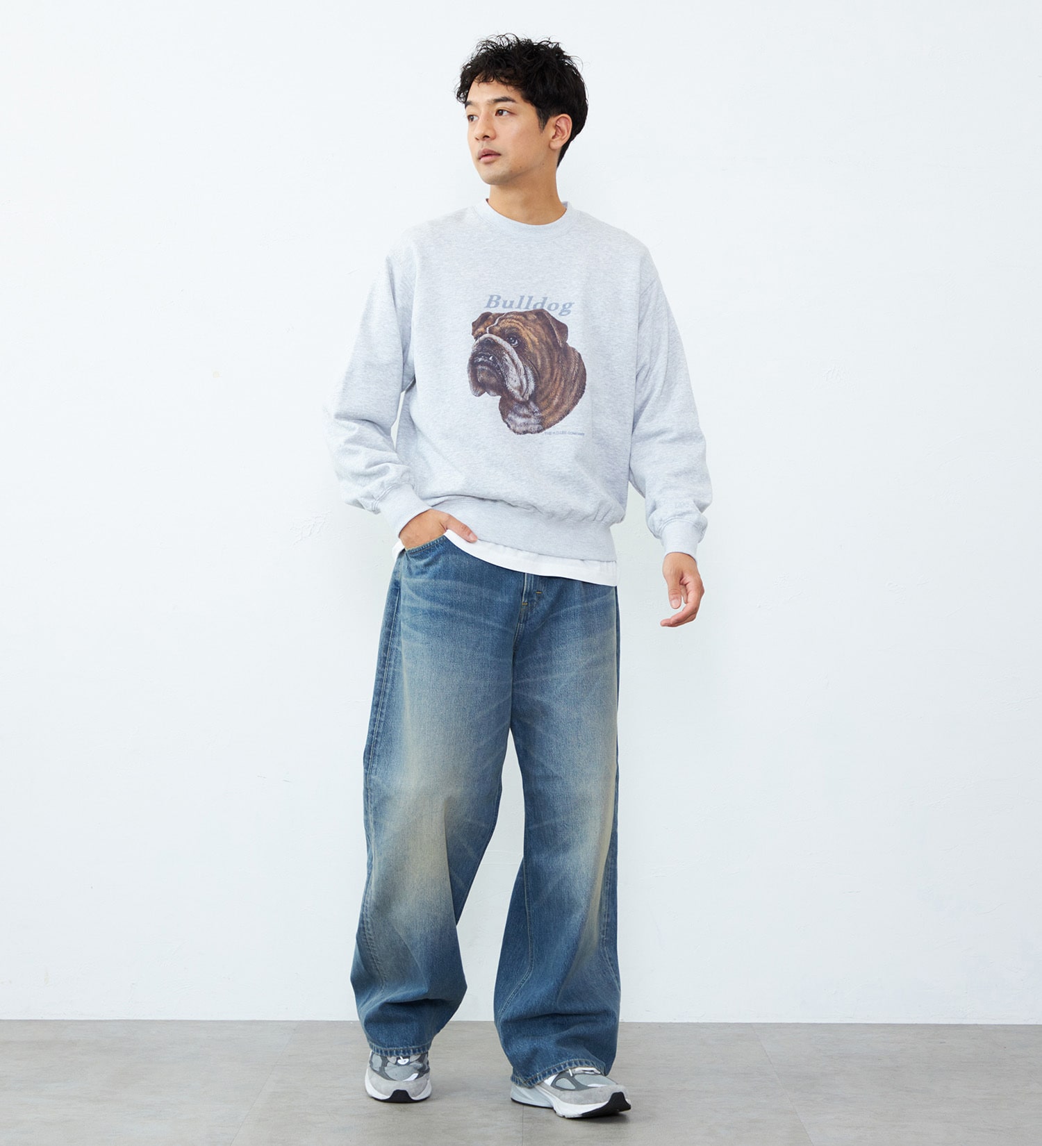 Lee(リー)のVINTAGE PRINT SWEAT/プリントスウェット|トップス/スウェット/メンズ|グレー3