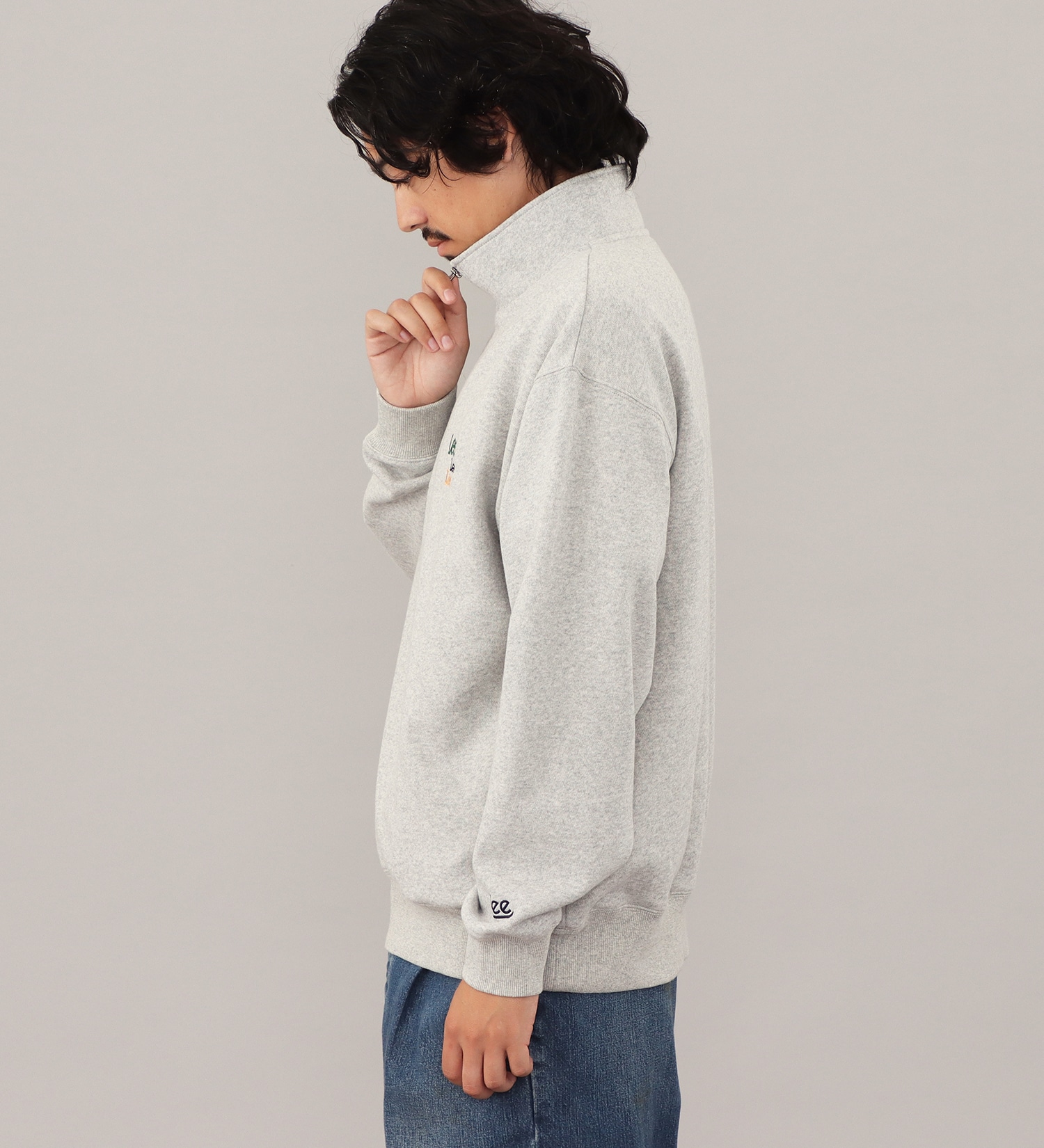 Lee(リー)のHALFZIP SWEAT / ハーフジップスウェット【親子】|トップス/スウェット/メンズ|グレー