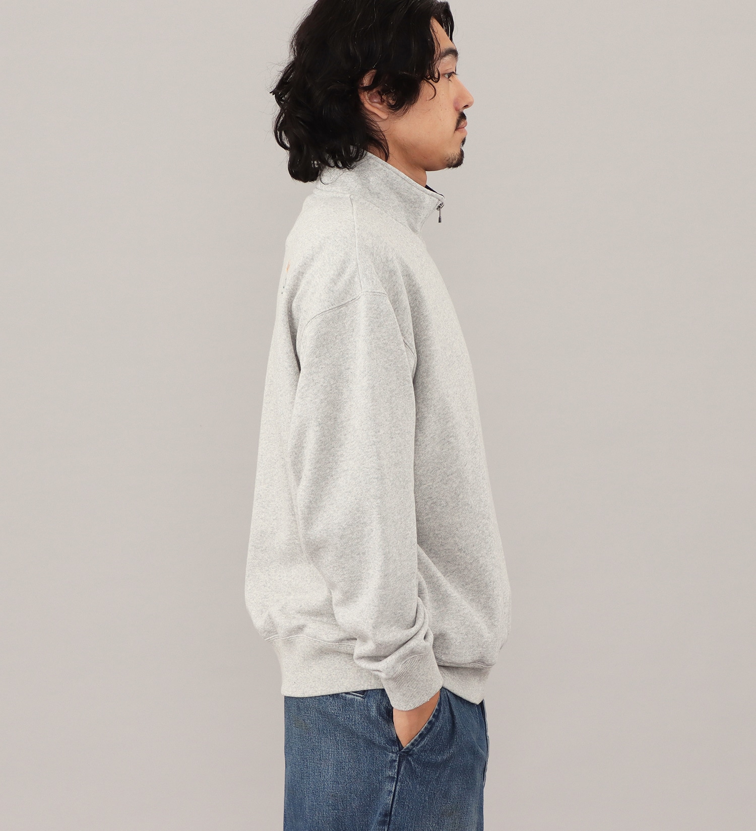 Lee(リー)のHALFZIP SWEAT / ハーフジップスウェット【親子】|トップス/スウェット/メンズ|グレー