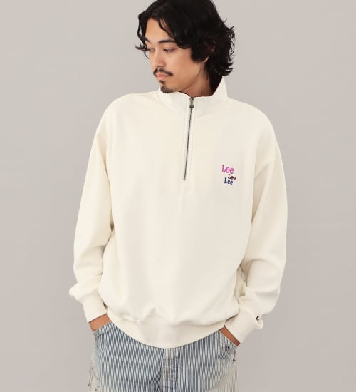 Lee(リー)のHALFZIP SWEAT / ハーフジップスウェット【親子】|トップス/スウェット/メンズ|アイボリー