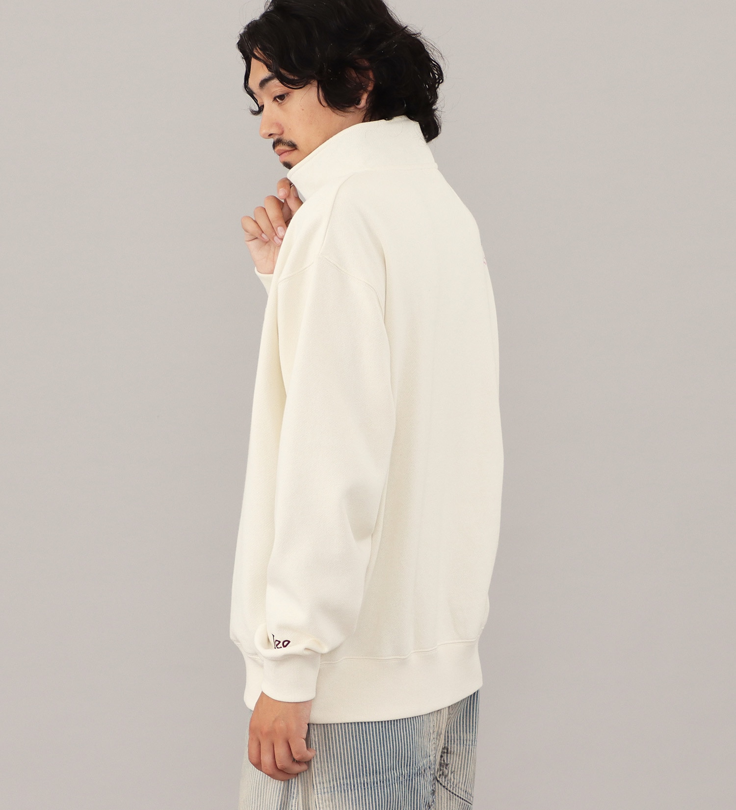Lee(リー)のHALFZIP SWEAT / ハーフジップスウェット【親子】|トップス/スウェット/メンズ|アイボリー