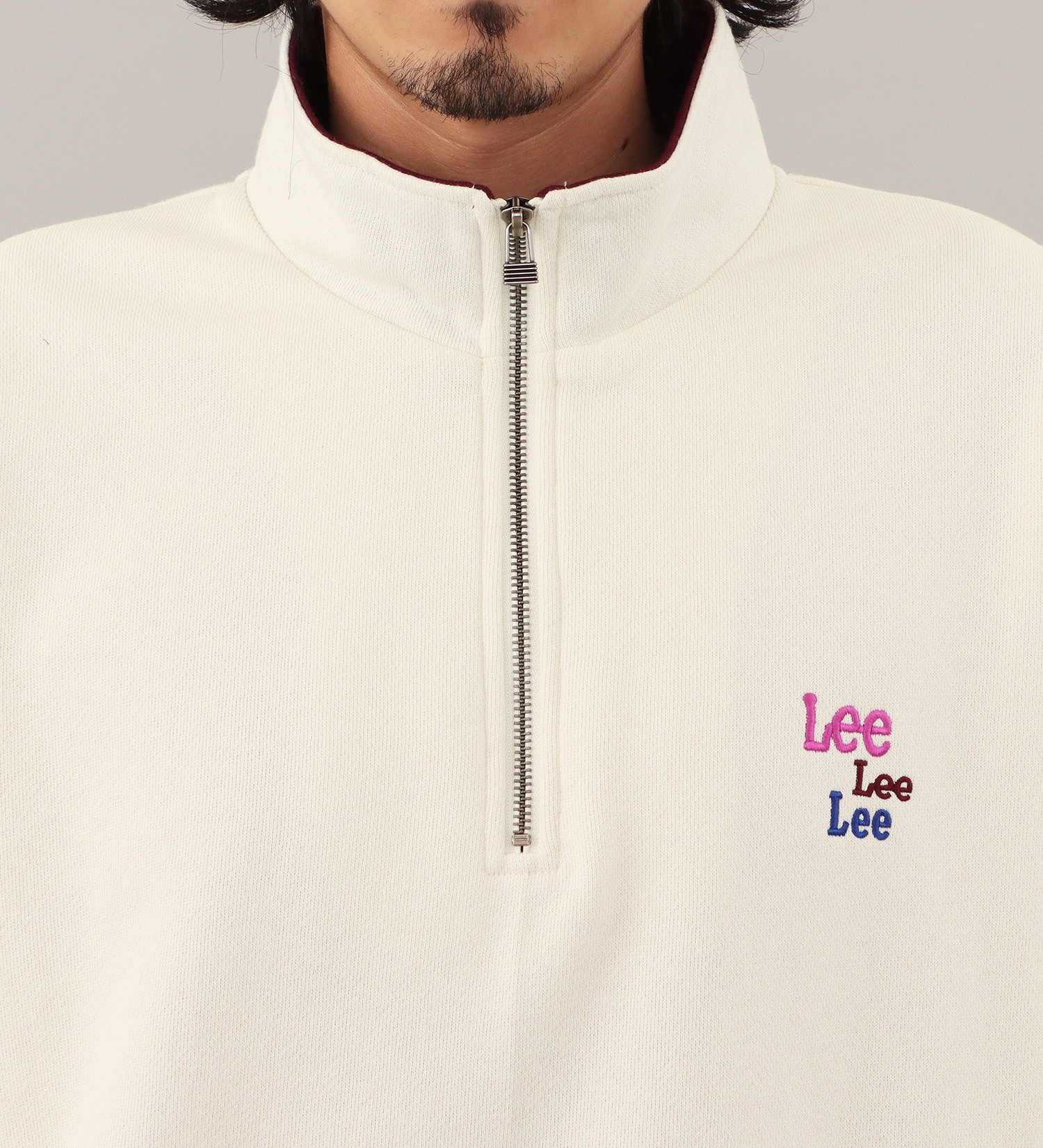 Lee(リー)のHALFZIP SWEAT / ハーフジップスウェット【親子】|トップス/スウェット/メンズ|アイボリー