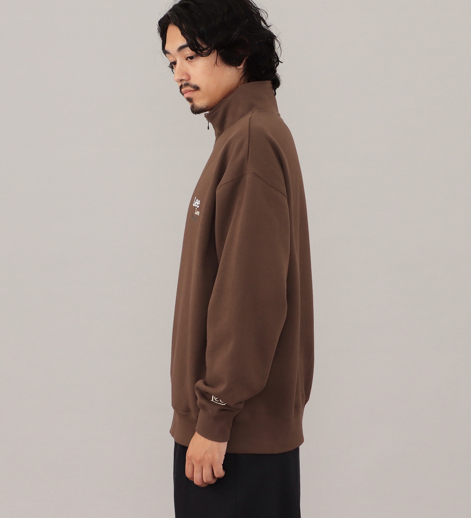 Lee(リー)のHALFZIP SWEAT / ハーフジップスウェット【親子】|トップス/スウェット/メンズ|ブラウン