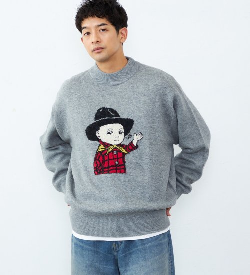 Lee(リー)のBuddy Lee SWEATER|トップス/ニット/セーター/メンズ|グレー