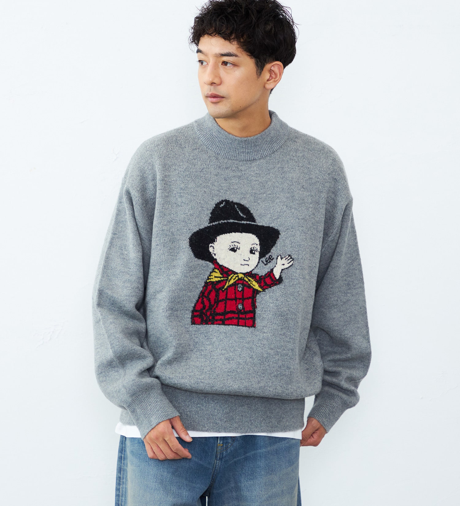 Lee(リー)のBuddy Lee SWEATER|トップス/ニット/セーター/メンズ|グレー