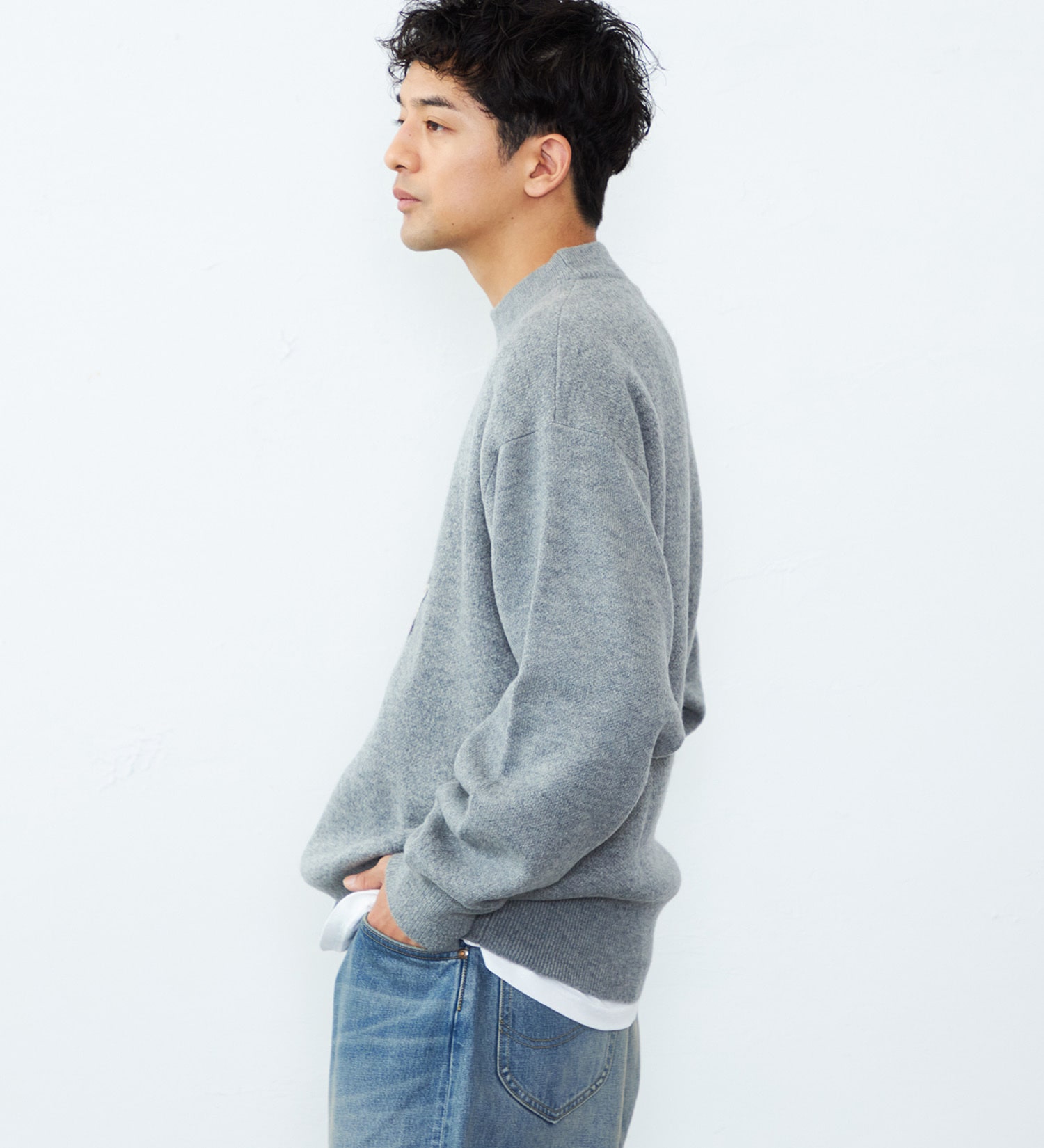 Lee(リー)のBuddy Lee SWEATER|トップス/ニット/セーター/メンズ|グレー