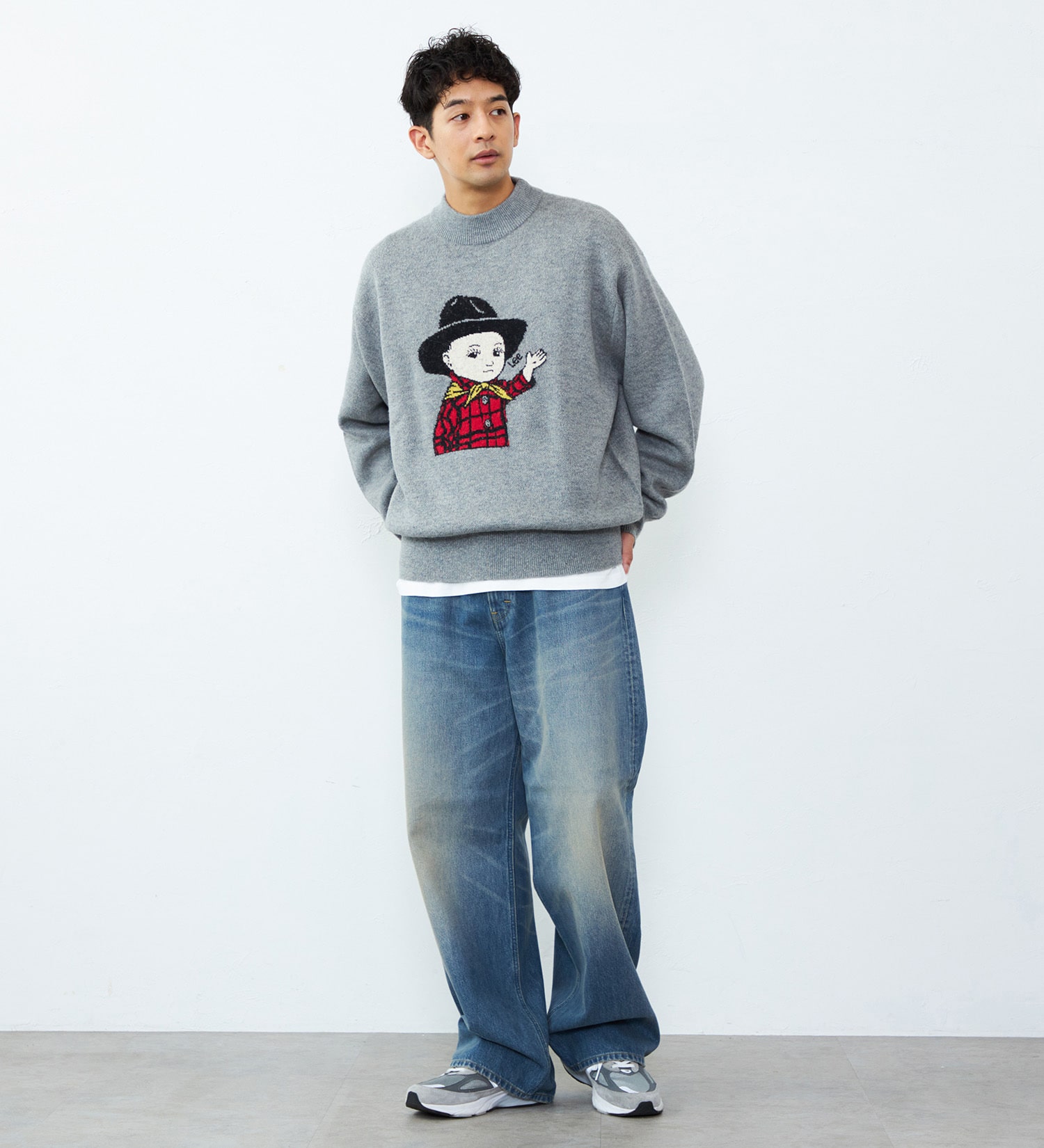Lee(リー)のBuddy Lee SWEATER|トップス/ニット/セーター/メンズ|グレー