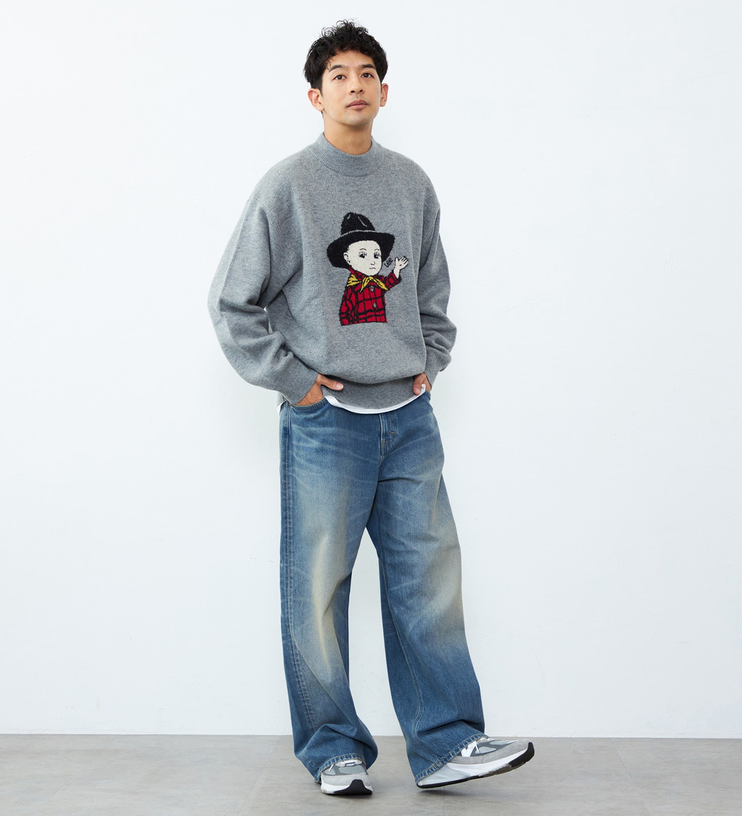 Lee(リー)のBuddy Lee SWEATER|トップス/ニット/セーター/メンズ|グレー