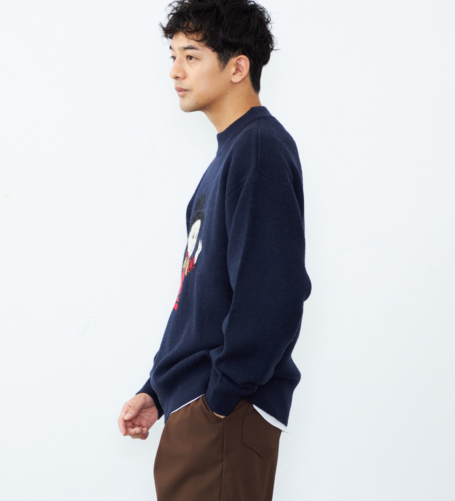 Lee(リー)のBuddy Lee SWEATER|トップス/ニット/セーター/メンズ|ネイビー