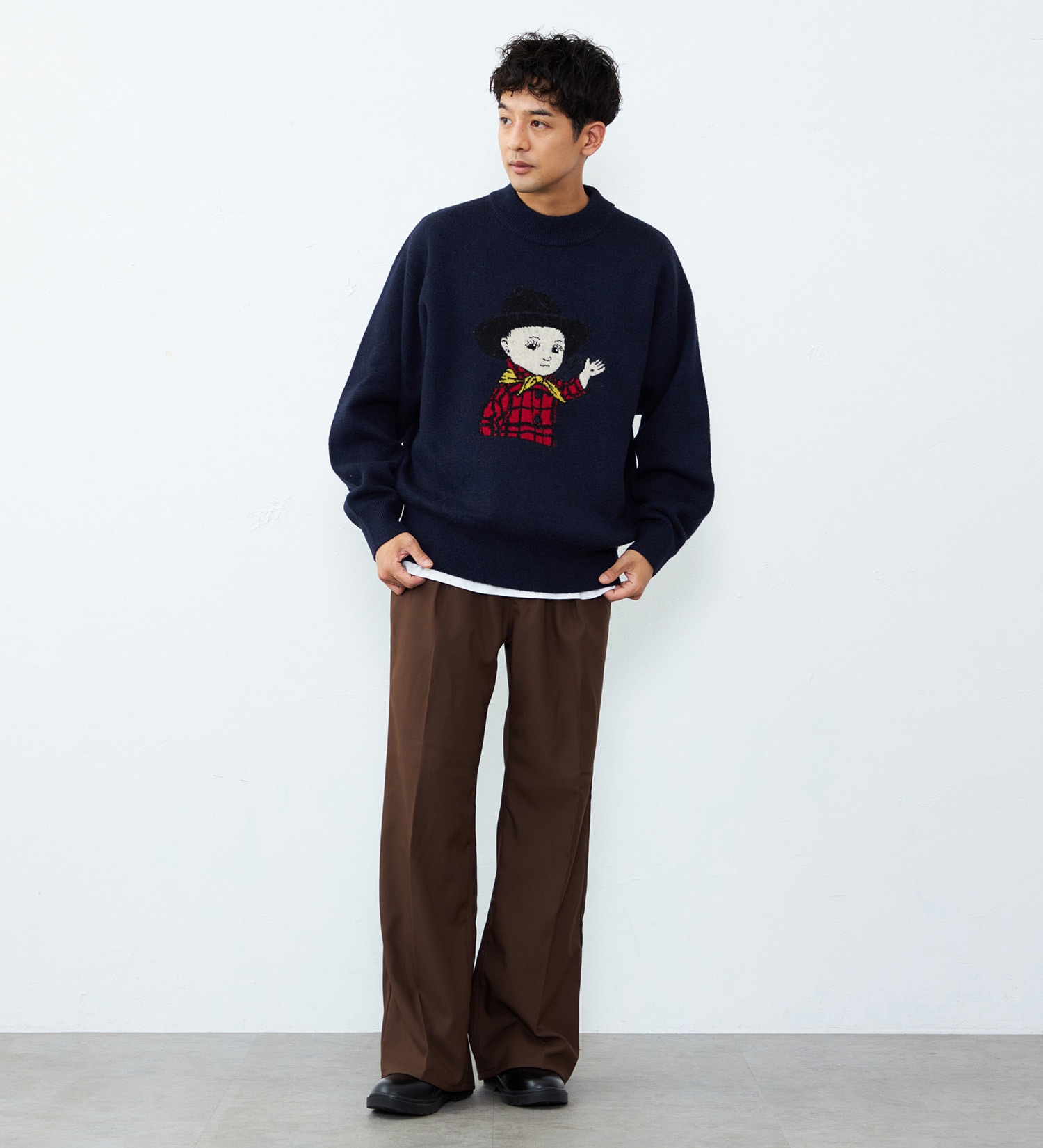 Lee(リー)のBuddy Lee SWEATER|トップス/ニット/セーター/メンズ|ネイビー