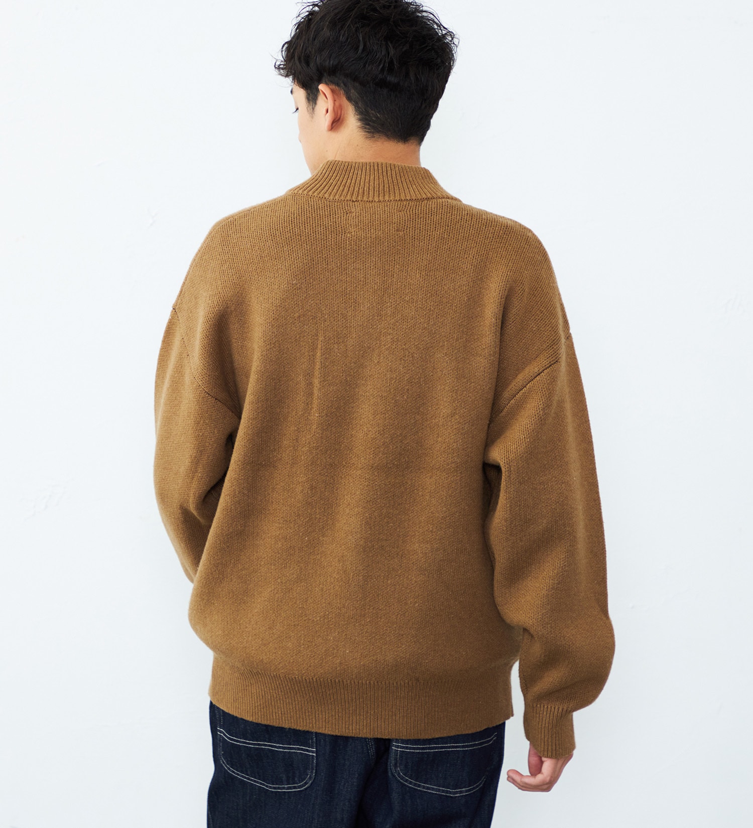Lee(リー)のジップアップニットジャケット|ジャケット/アウター/その他アウター/メンズ|キャメル