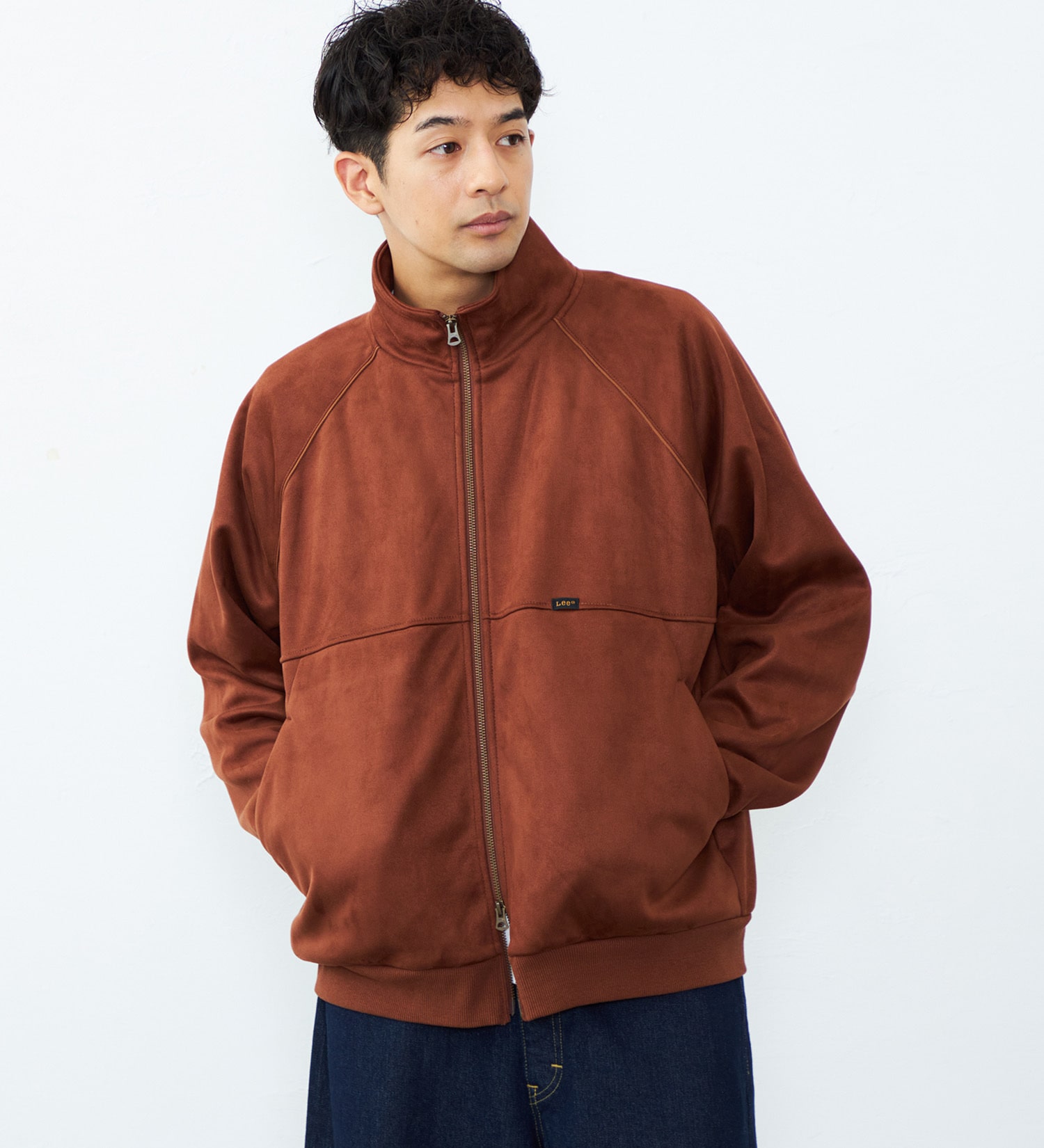 Lee(リー)のスエードフリース ジップアップジャケット|ジャケット/アウター/その他アウター/メンズ|ブラウン