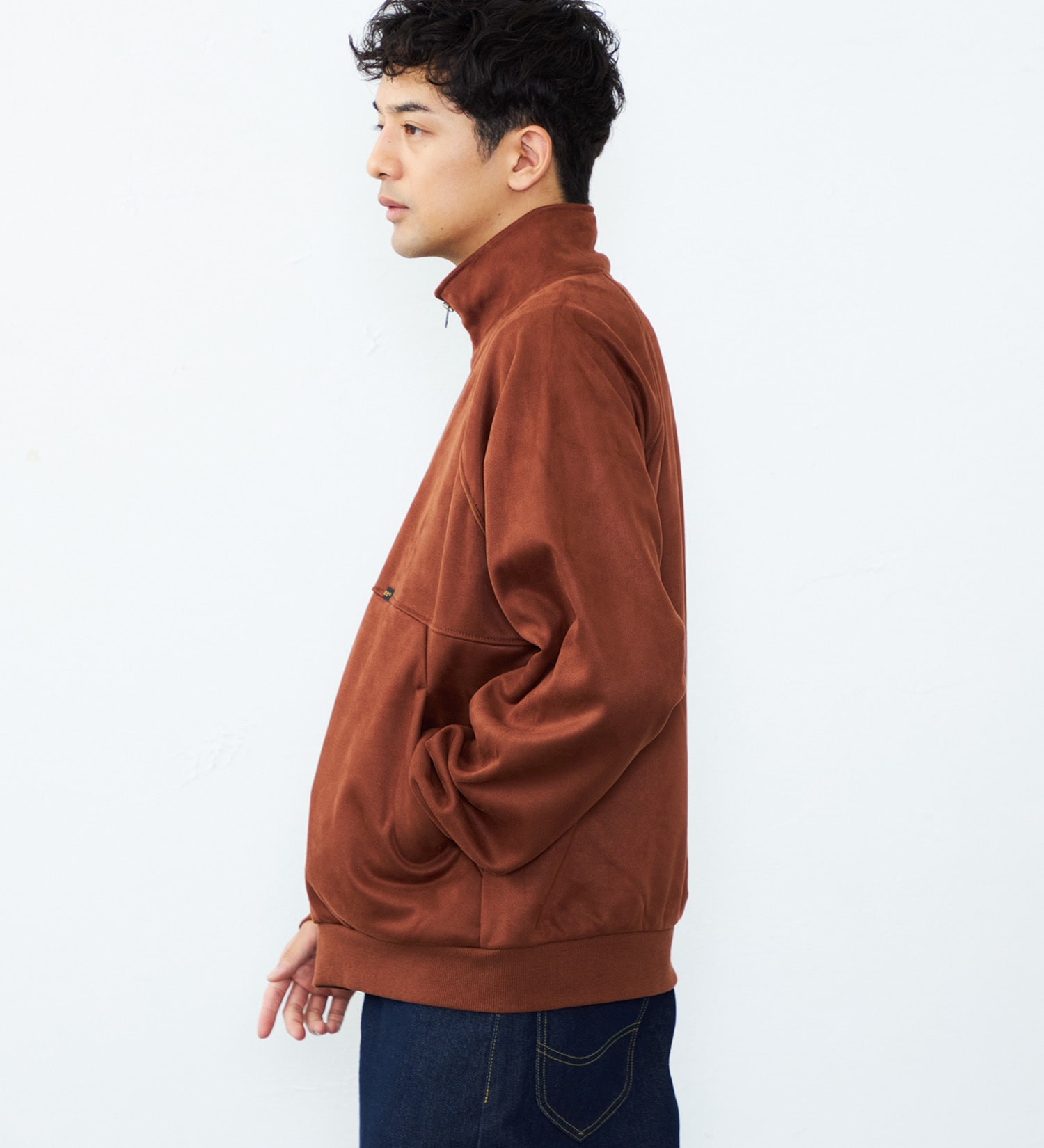 Lee(リー)のスエードフリース ジップアップジャケット|ジャケット/アウター/その他アウター/メンズ|ブラウン