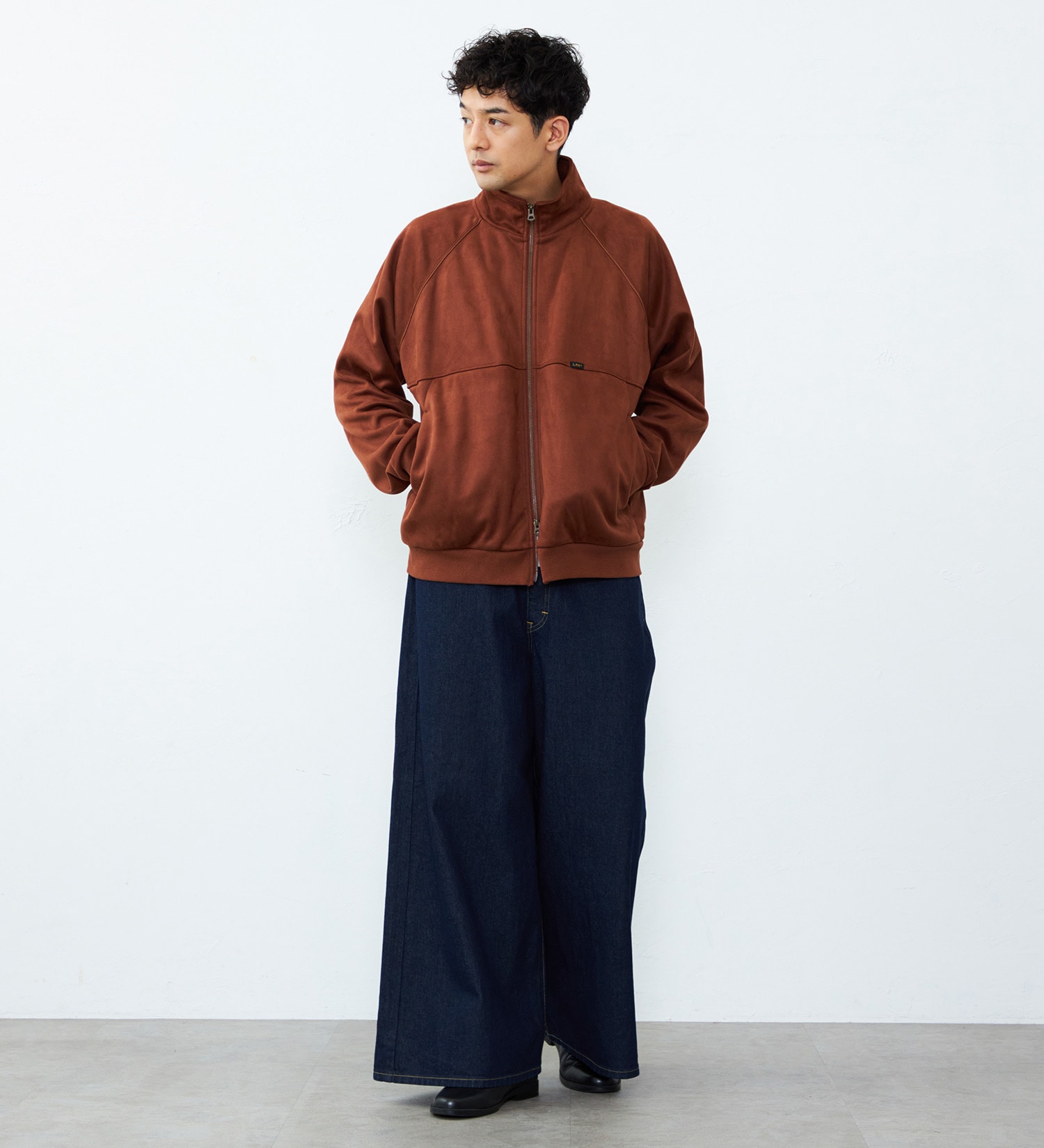 Lee(リー)のスエードフリース ジップアップジャケット|ジャケット/アウター/その他アウター/メンズ|ブラウン
