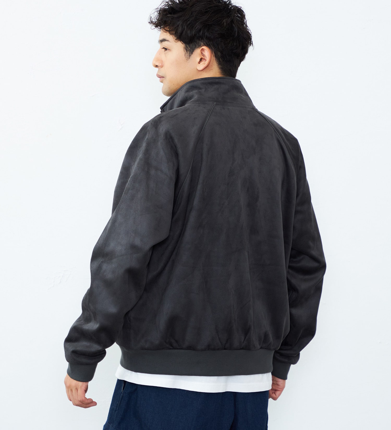 Lee(リー)のスエードフリース ジップアップジャケット|ジャケット/アウター/その他アウター/メンズ|チャコールグレー