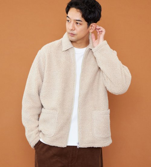 ボアジップアップジャケット