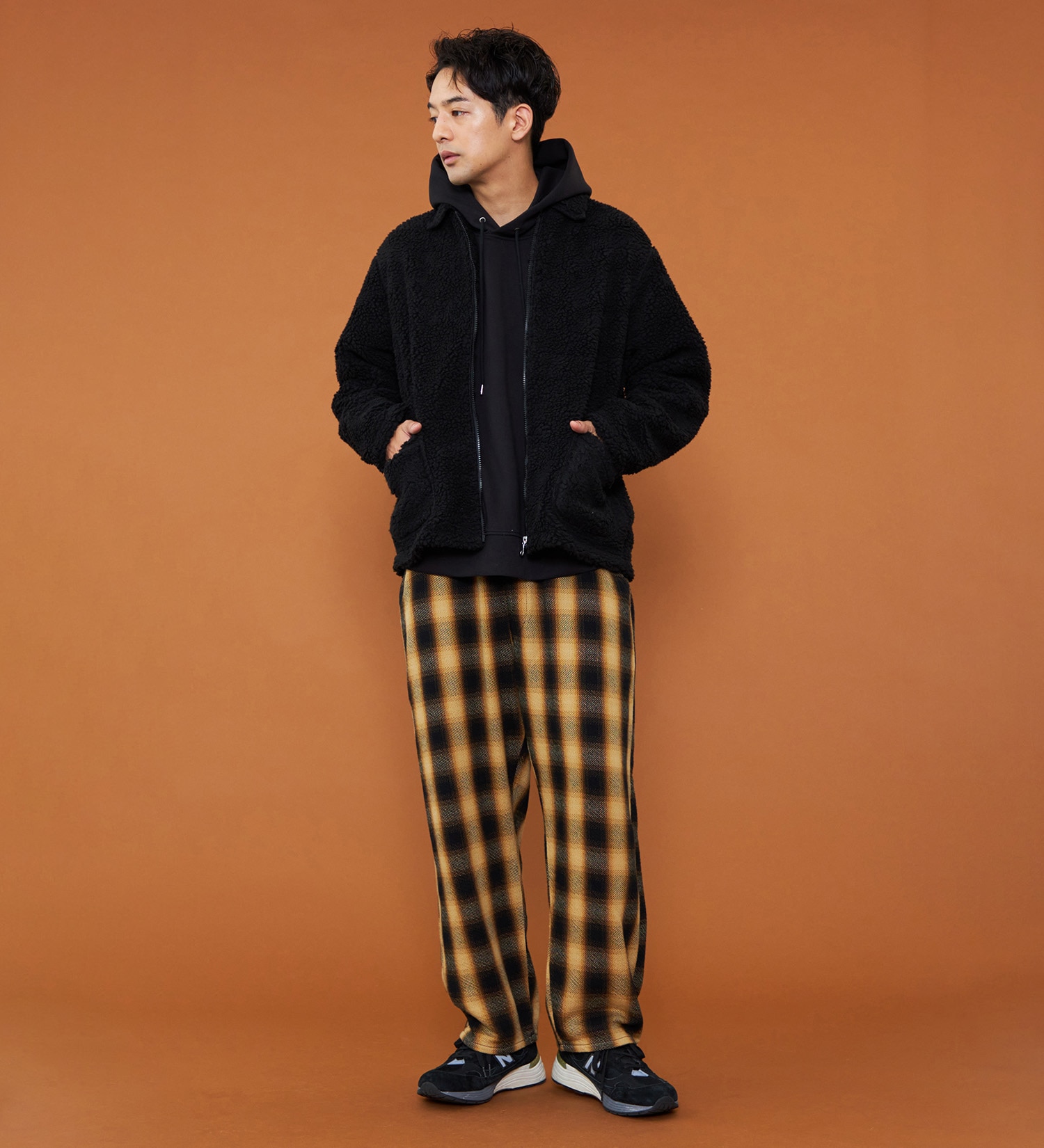 Lee(リー)のボアジップアップジャケット|ジャケット/アウター/その他アウター/メンズ|ブラック