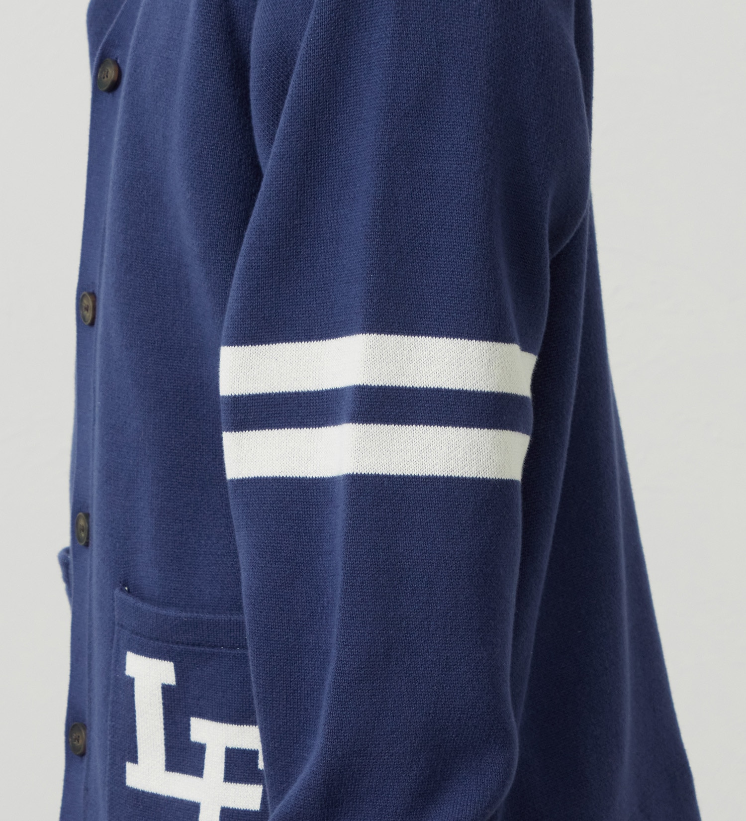 Lee(リー)のニットカーディガン|トップス/ニット/セーター/メンズ|ネイビー