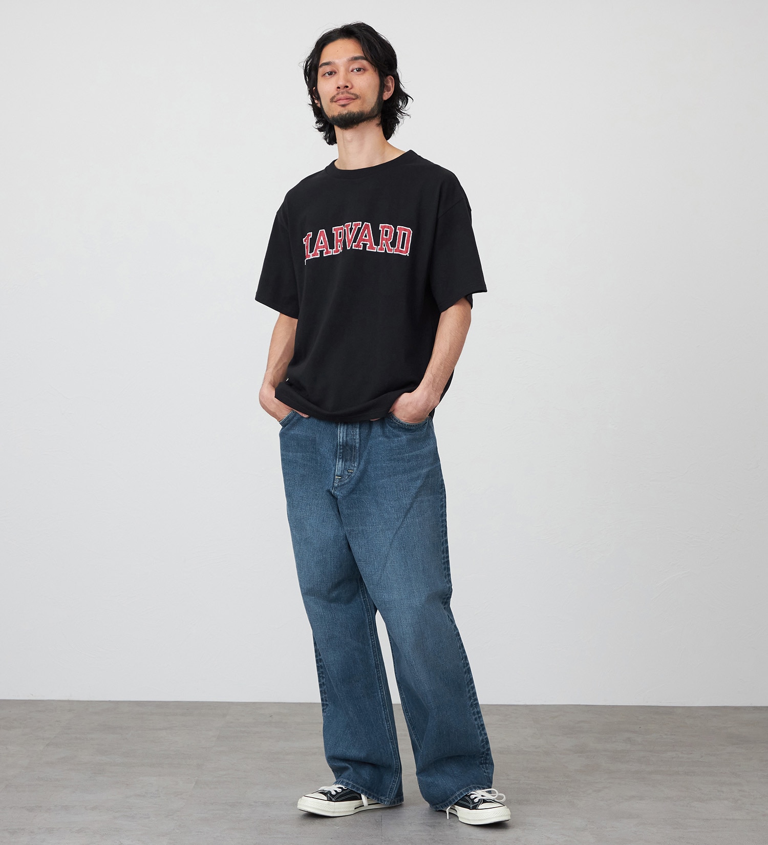 Lee(リー)のIVY COLLEGE SHORT SLEEVE Tee/半袖Tシャツ|トップス/Tシャツ/カットソー/メンズ|ブラック