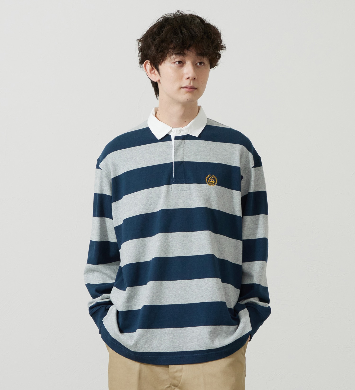 Lee(リー)のIVY RUGGER SHIRTS/ラガーシャツ|トップス/シャツ/ブラウス/メンズ|ネイビー