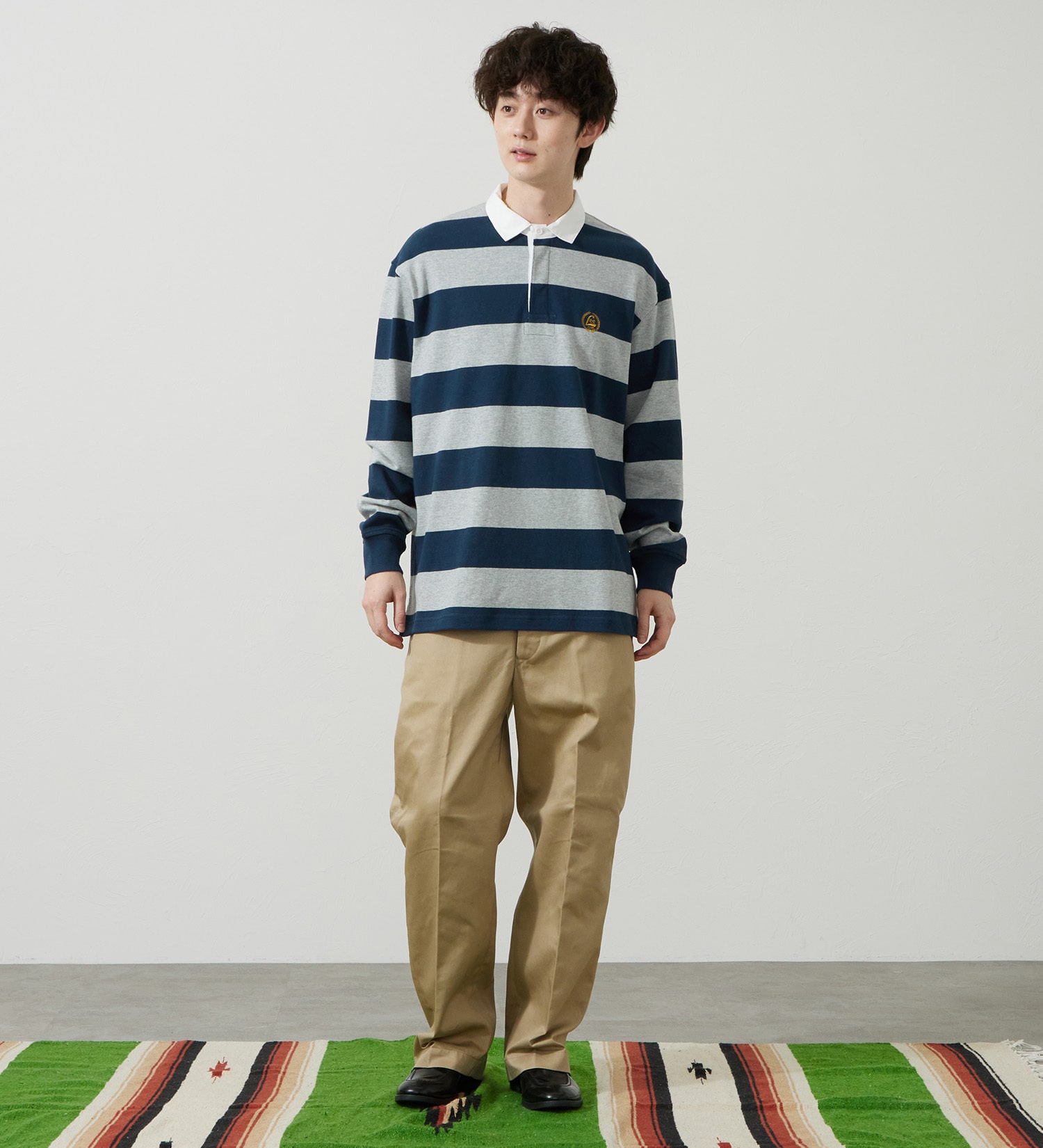 Lee(リー)のIVY RUGGER SHIRTS/ラガーシャツ|トップス/シャツ/ブラウス/メンズ|ネイビー