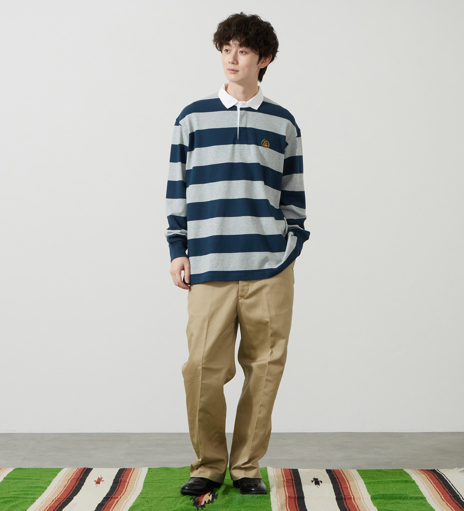 Lee(リー)のIVY RUGGER SHIRTS/ラガーシャツ|トップス/シャツ/ブラウス/メンズ|ネイビー