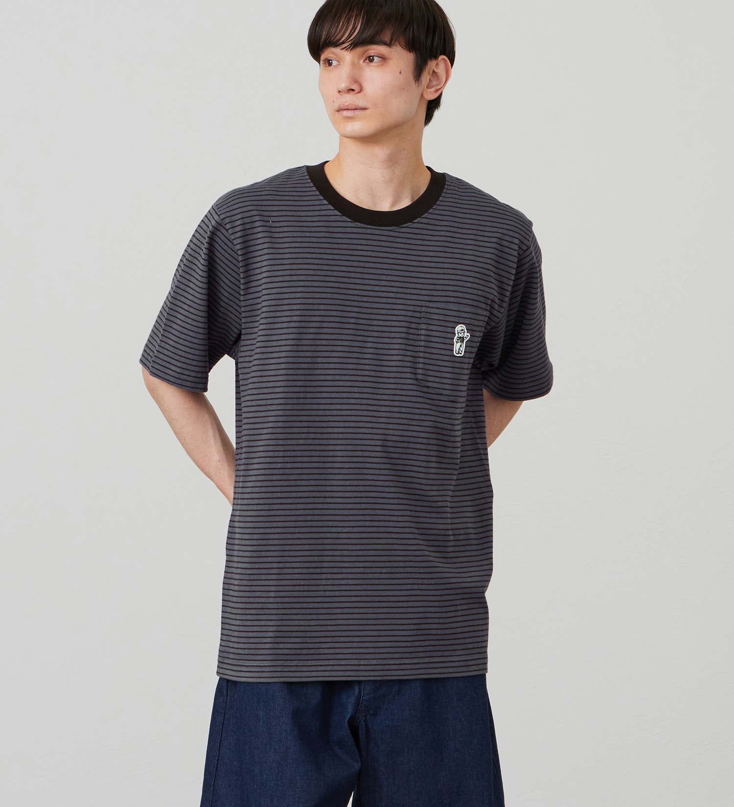 Lee(リー)のBUDDY LeeワッペンTシャツ|トップス/Tシャツ/カットソー/メンズ|チャコール