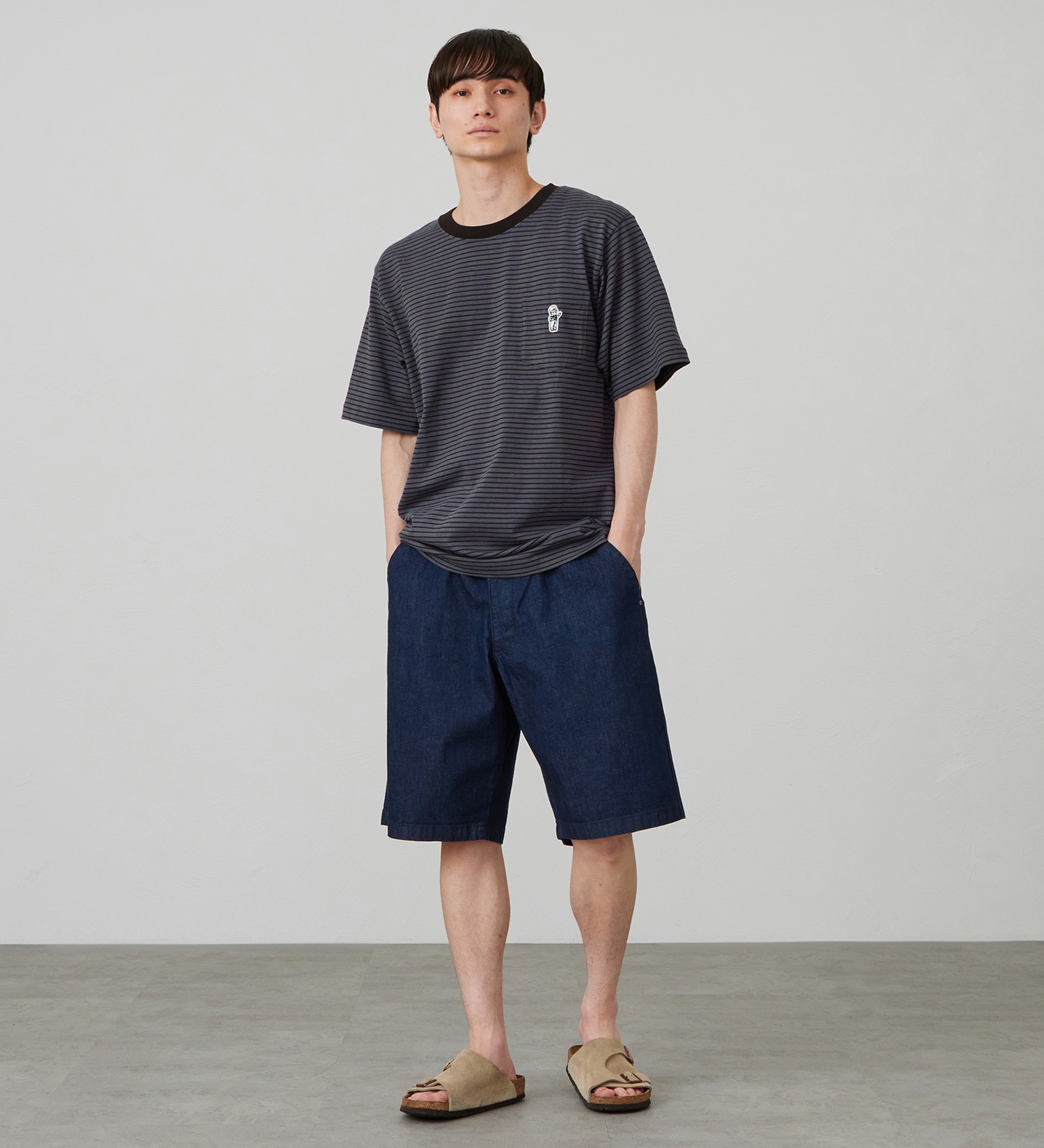 Lee(リー)のBUDDY LeeワッペンTシャツ|トップス/Tシャツ/カットソー/メンズ|チャコール