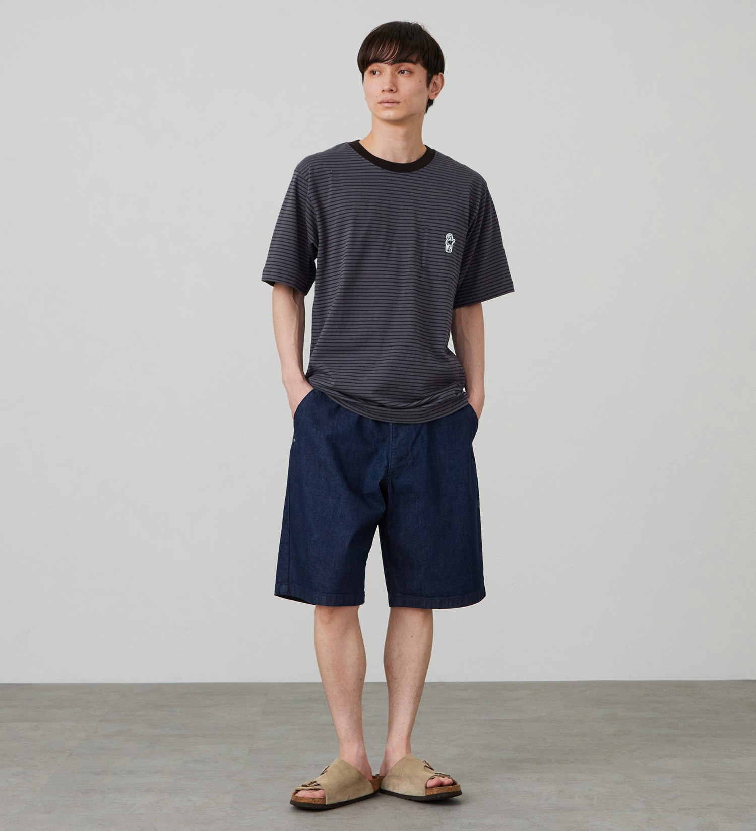 Lee(リー)のBUDDY LeeワッペンTシャツ|トップス/Tシャツ/カットソー/メンズ|チャコール