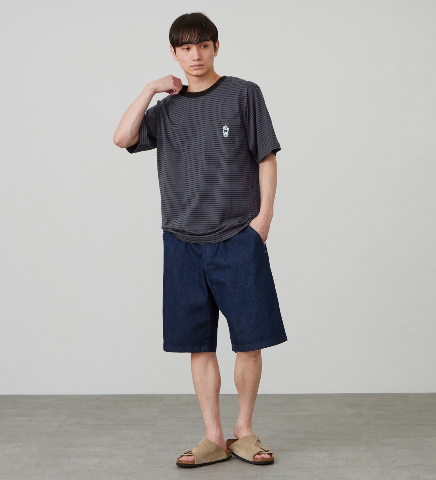 Lee(リー)のBUDDY LeeワッペンTシャツ|トップス/Tシャツ/カットソー/メンズ|チャコール