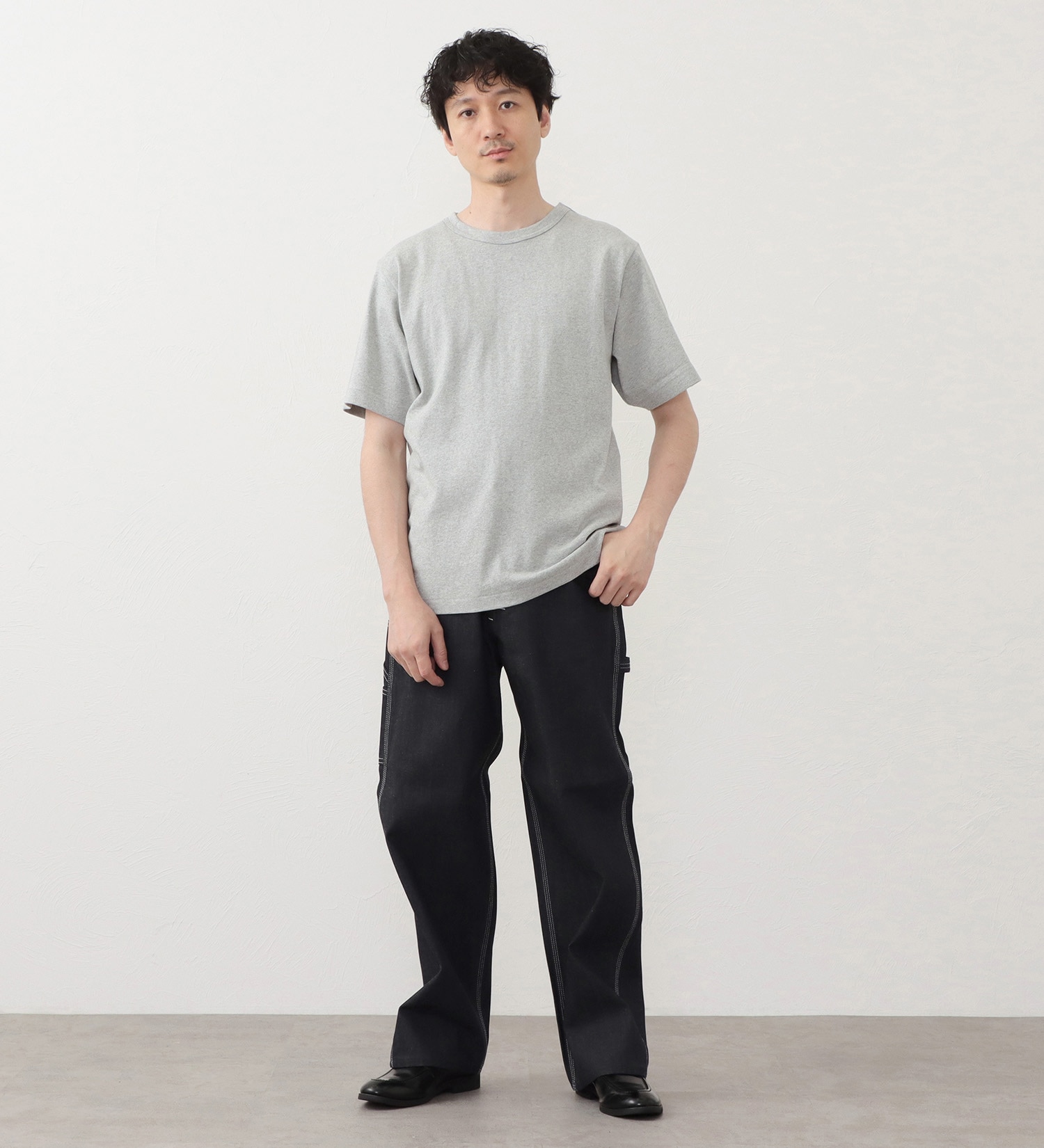 Lee(リー)のヘビーウエイトソリッドTシャツ|トップス/Tシャツ/カットソー/メンズ|グレー