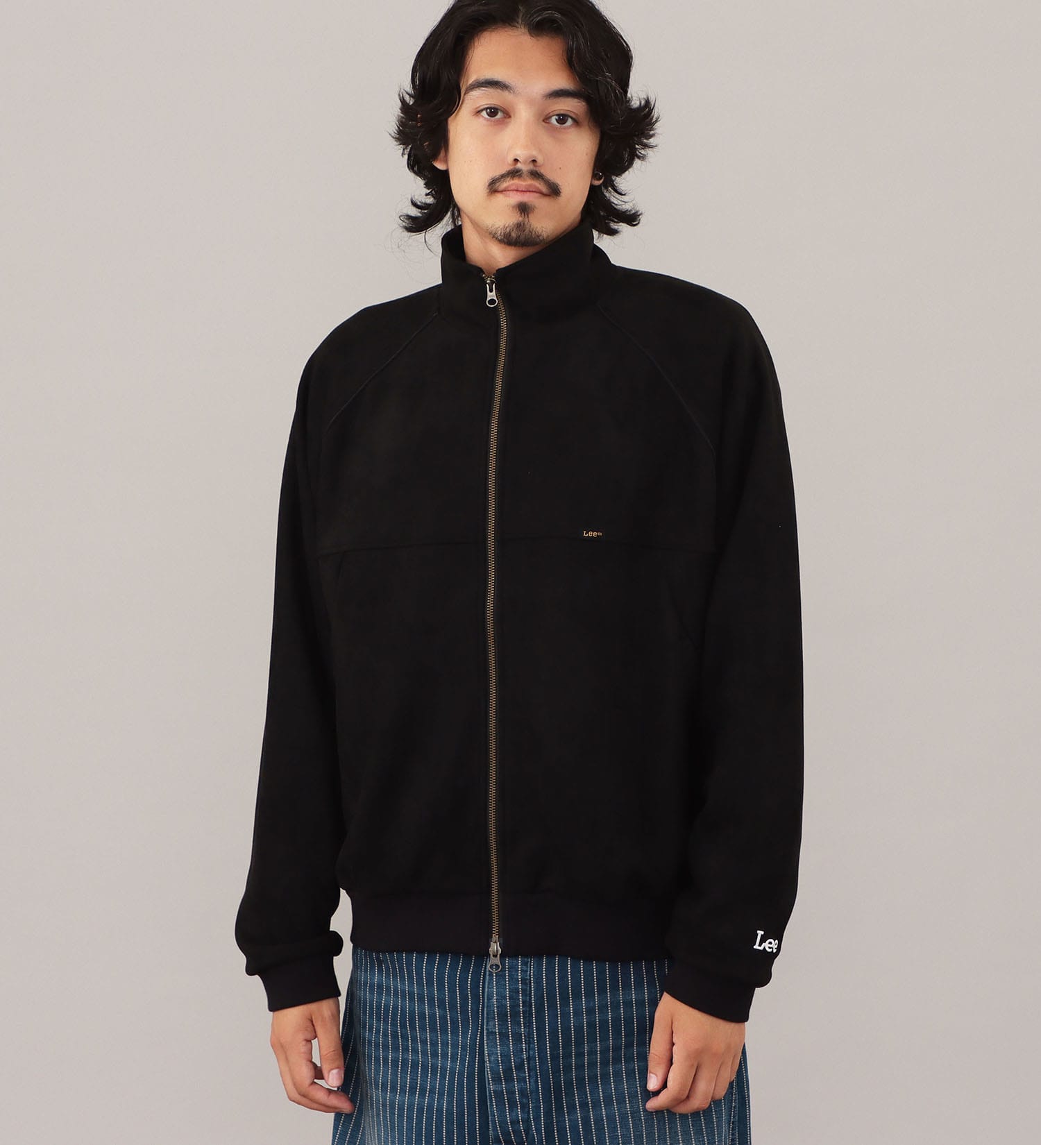 Lee(リー)のSUEDE ZIP UP JACKET / スエードジップアップジャケット【親子】|ジャケット/アウター/その他アウター/メンズ|ブラック