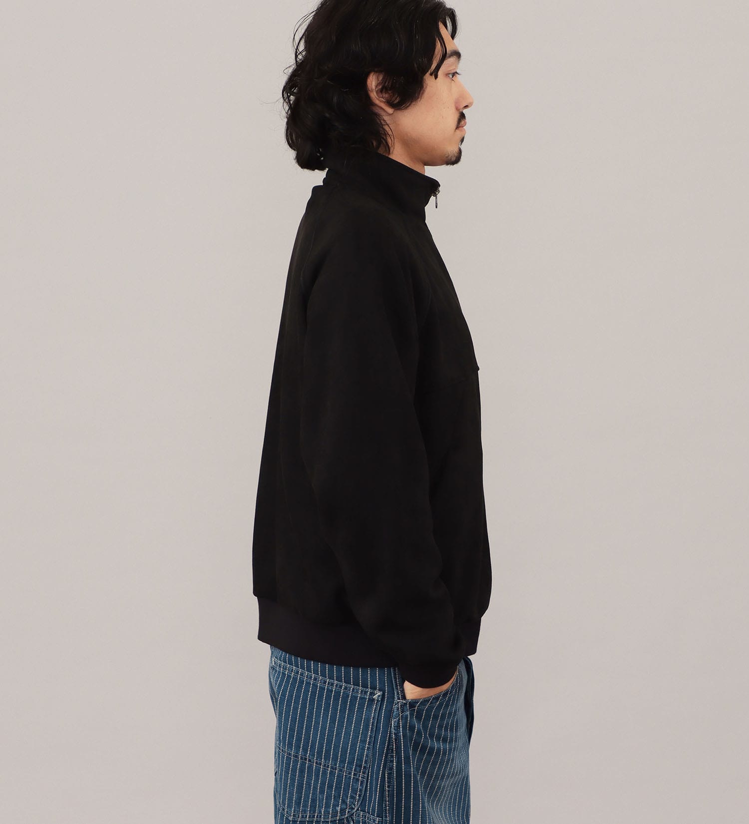 Lee(リー)のSUEDE ZIP UP JACKET / スエードジップアップジャケット【親子】|ジャケット/アウター/その他アウター/メンズ|ブラック