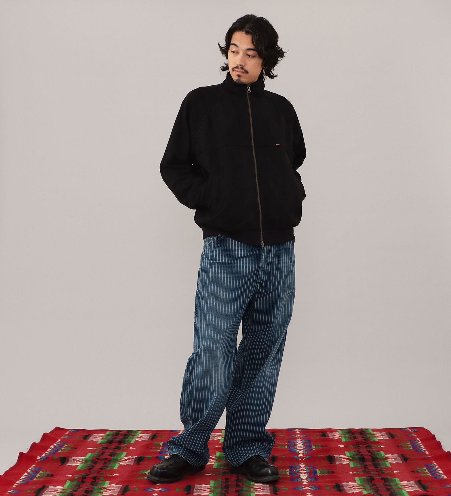 Lee(リー)のSUEDE ZIP UP JACKET / スエードジップアップジャケット【親子】|ジャケット/アウター/その他アウター/メンズ|ブラック