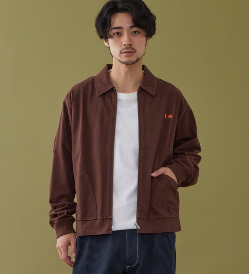 Lee(リー)のZIP-UP CUT JACKET / ジップアップジャケット|トップス/スウェット/メンズ|ブラウン