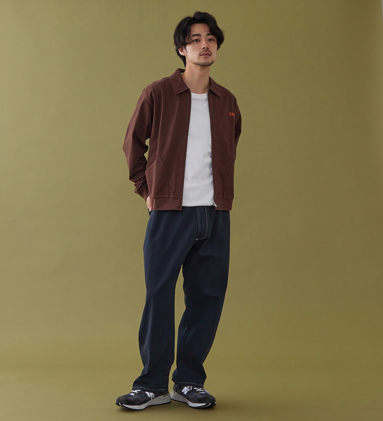 Lee(リー)のZIP-UP CUT JACKET / ジップアップジャケット|トップス/スウェット/メンズ|ブラウン