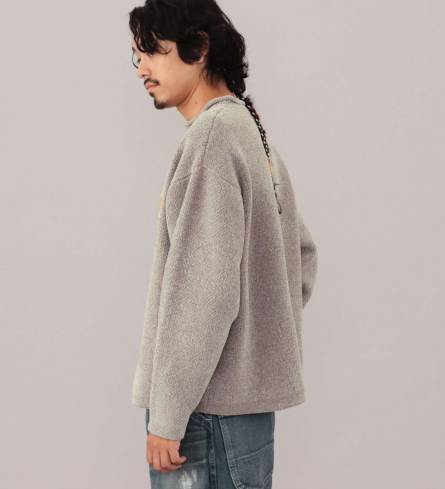 Lee(リー)のMALL KNIT CREW / モールニット|トップス/ニット/セーター/メンズ|グレー