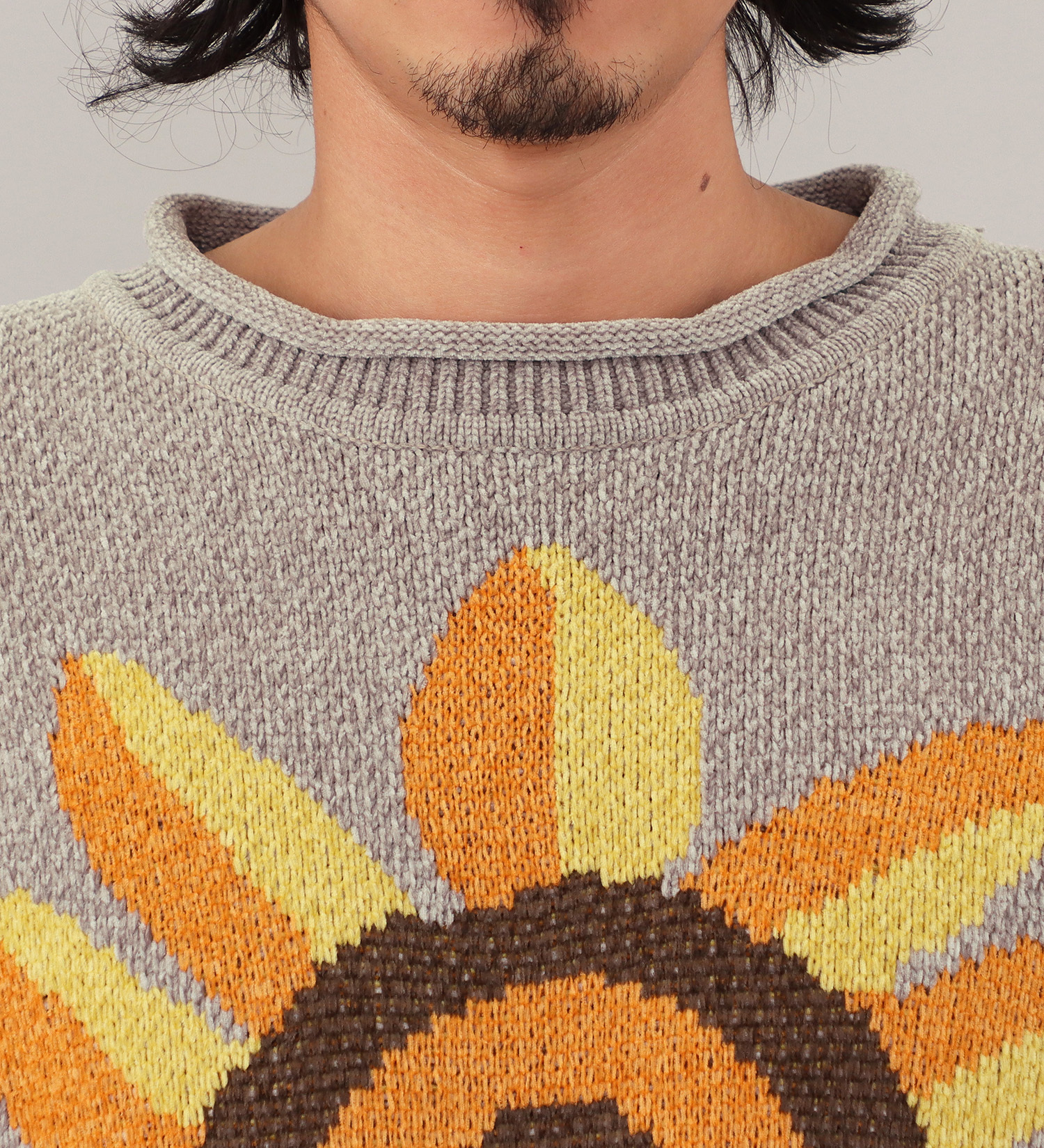 Lee(リー)のMALL KNIT CREW / モールニット|トップス/ニット/セーター/メンズ|グレー