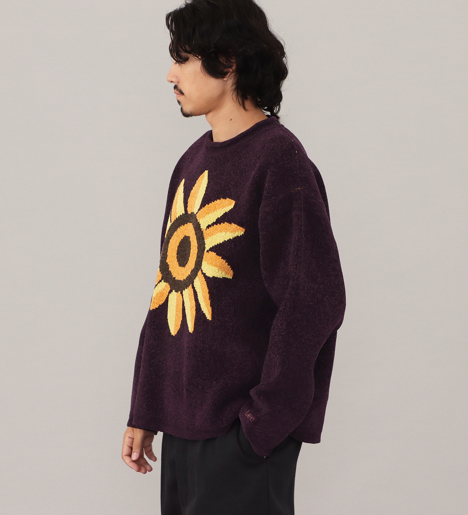 Lee(リー)のMALL KNIT CREW / モールニット|トップス/ニット/セーター/メンズ|パープル